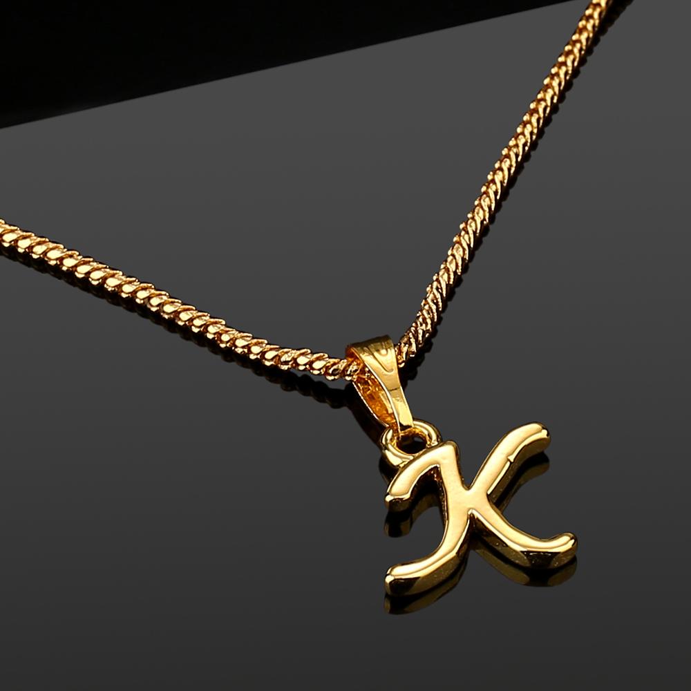 

Estele Valentine gift - Позолоченная подвеска Intital K Letter для женщин