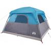 Vidaxl 4-person Blue Waterproof Camping Tent