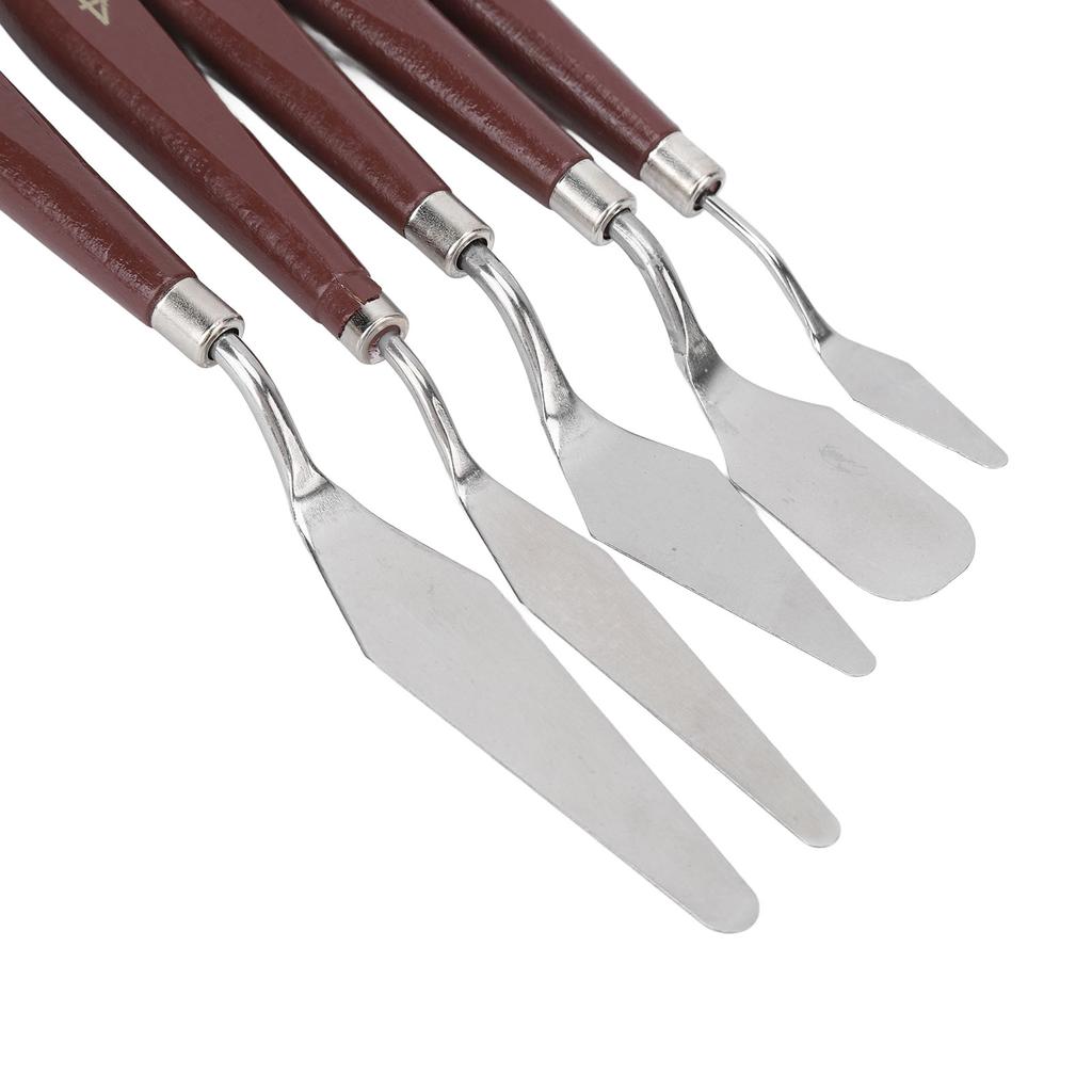 5 Pcs Wax Spatulas Multifunction Cake Icing Spatula Mixing Scraper For Decorating Baking