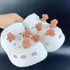 4/8PCS Summer Fashion Shoe Charms Set Accessories for Clogs Shoe Buckle Cute Teddy Dog DIY 3D Shoes Decorations for Bogg Bag