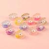 12Pcs Mini Figurines Glowing Sea Shells Toy Resin Seashell Micro Landscape Ornament Diy Cream Glue Fridge Stick Kids Gift
