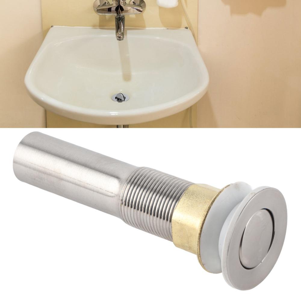 Stainless Steel Drain Assembly Flap Type Basin Drain Strainer Modern Wash Basin Drain  Vessel Sink