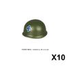 Military Building Block Set Military Supplies Waffen Accessory Soldier Colonel Helmet Gun Rifle M16 Waffen Box Ammunition Brick Toy