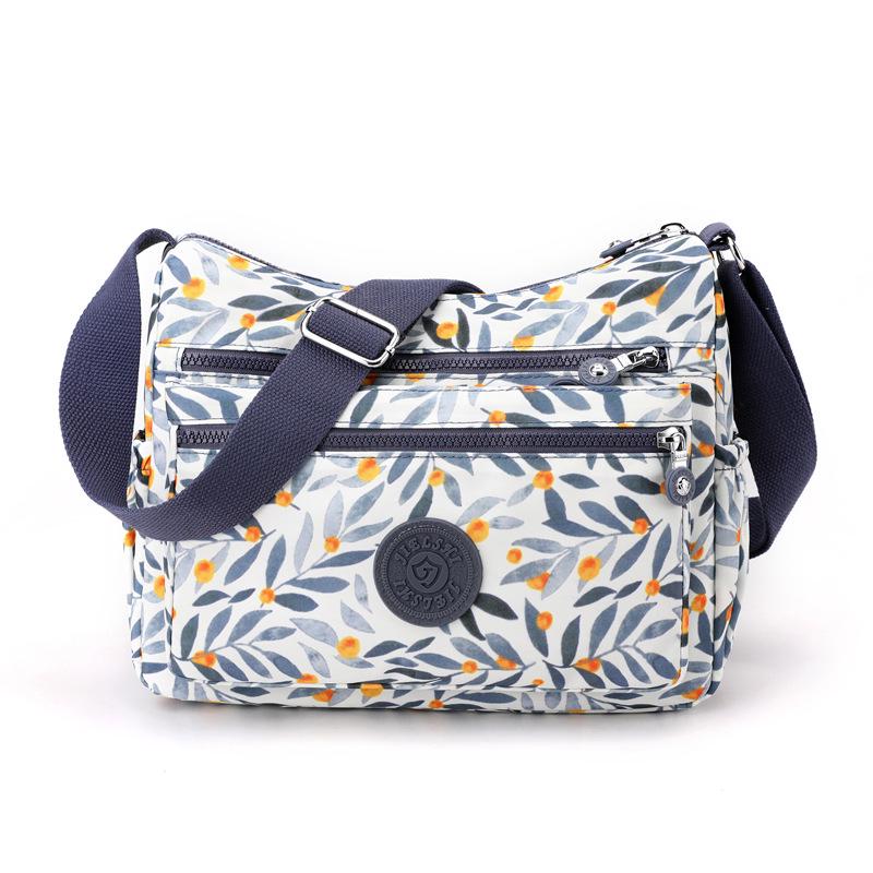 Trendy Women's Water-Repellent Nylon Crossbody Bag