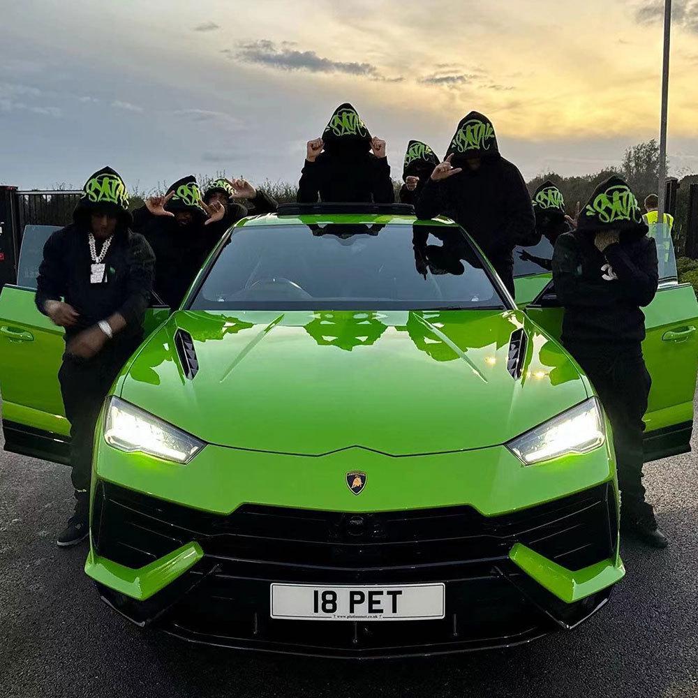 Synaworld 3D-Schaumdruck Unisex Fleece-Hoodie & Jogginghosen Set