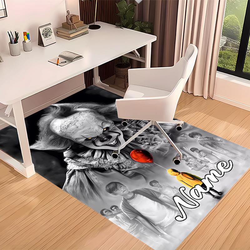 Custom personalization Pennywise the Dancing Clown Print Area Rug - Soft, Washable Non-Slip Indoor Mat,Living Room,Home&Office Decorative Rug