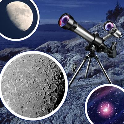 Télescope astronomique portable HD professionnel, monoculaire d'observation des étoiles pour l'extérieur, idéal pour les étudiants et les expériences scientifiques éducatives.
