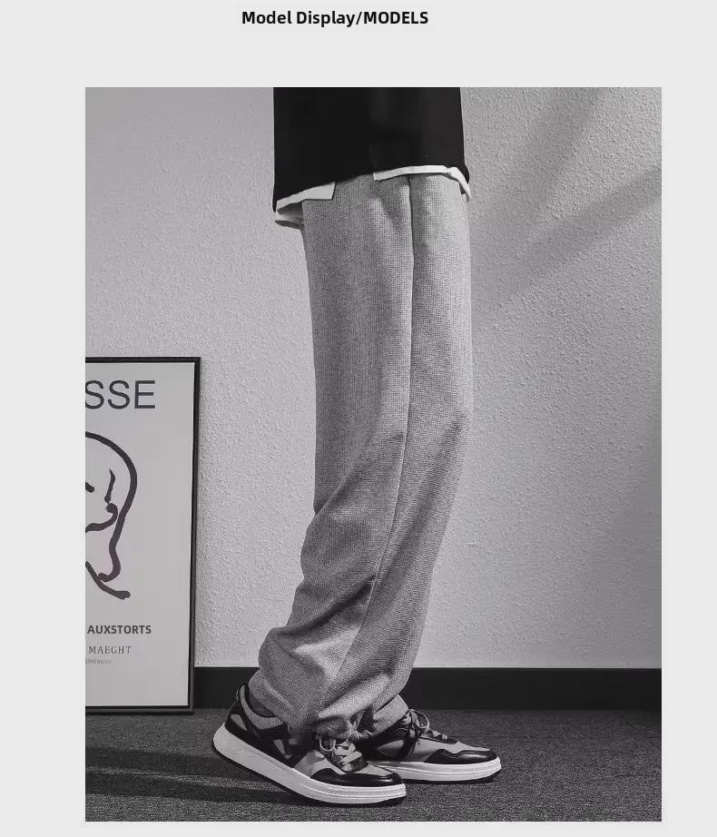 Unisex Bol Kesim Düz Renk Günlük Pantolon - İlkbahar/Sonbahar Koleksiyonu