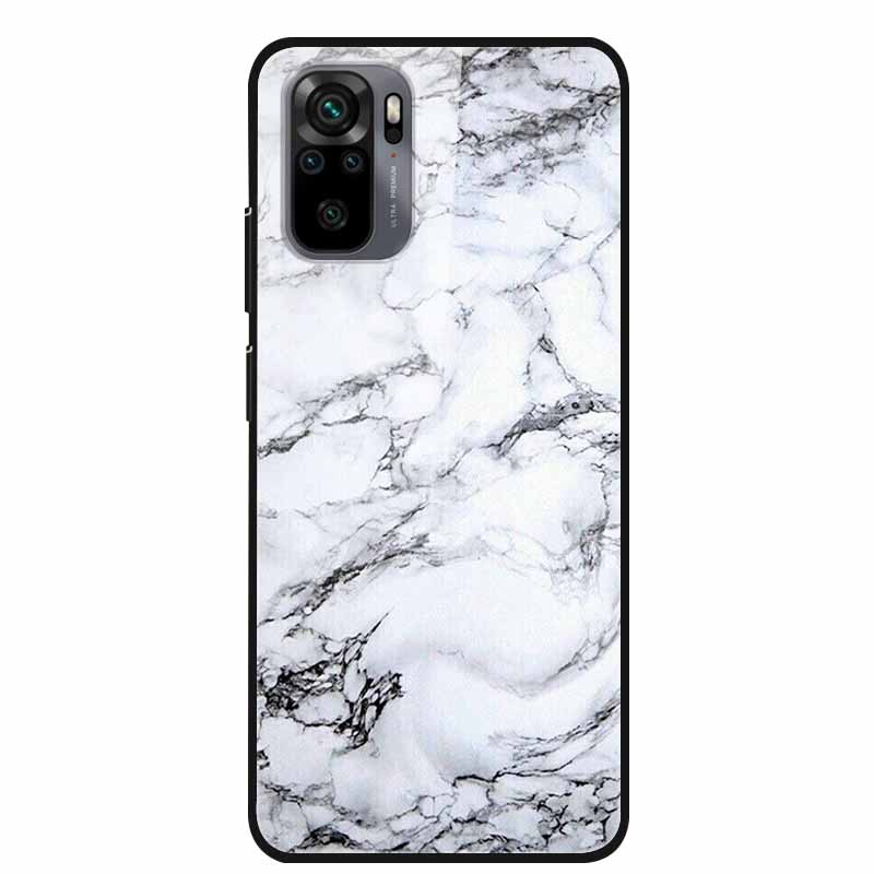 Edzett Üveg tok Redmi Note 10 Pro-hoz Fedél Kemény tok Xiaomi Redmi Note10 5G Telefon Tokhoz Note10 Pro Fundas TPU Lökhárító