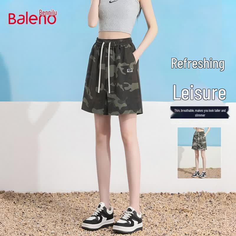 Baleno Women s Camouflage Woven Casual Shorts L