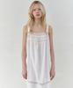 Seolan Sleeves Lace Dress_White