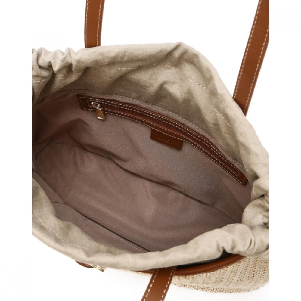 Daks Beige Raphia Shoulder Bag Dba6e312i2