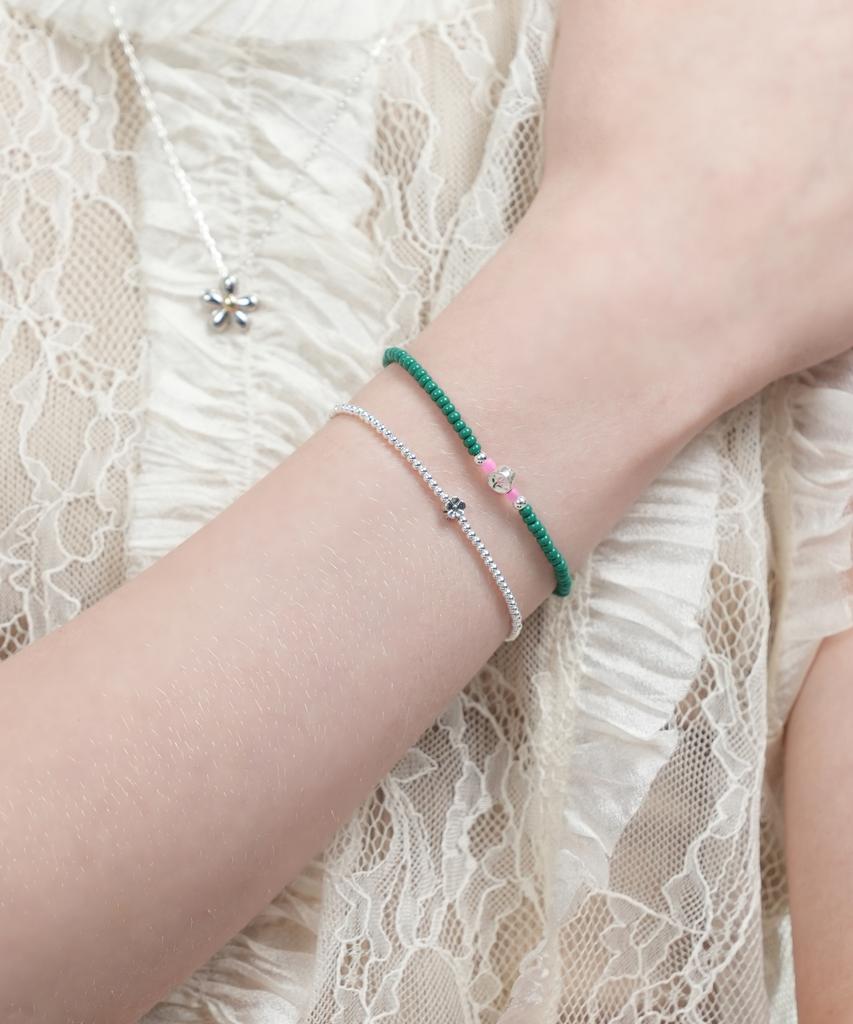 Bonbeau Mini Motif Silverball Bracelet 2Mm