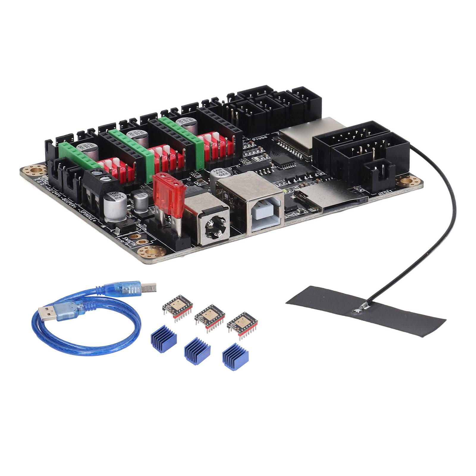 

MKS DLC32 V2.1 32-бітна ESP32 WIFI GRBL TFT Лазерний гравер DIY Універсальна основна плата з драйвером крокового двигуна TMC2209 12-24 В постійного струму