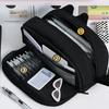 1pc 3D Black Cat Pencil Case, Large Capacity School & Office Supply, Cute Paw Print Design Gift for Cat Lovers