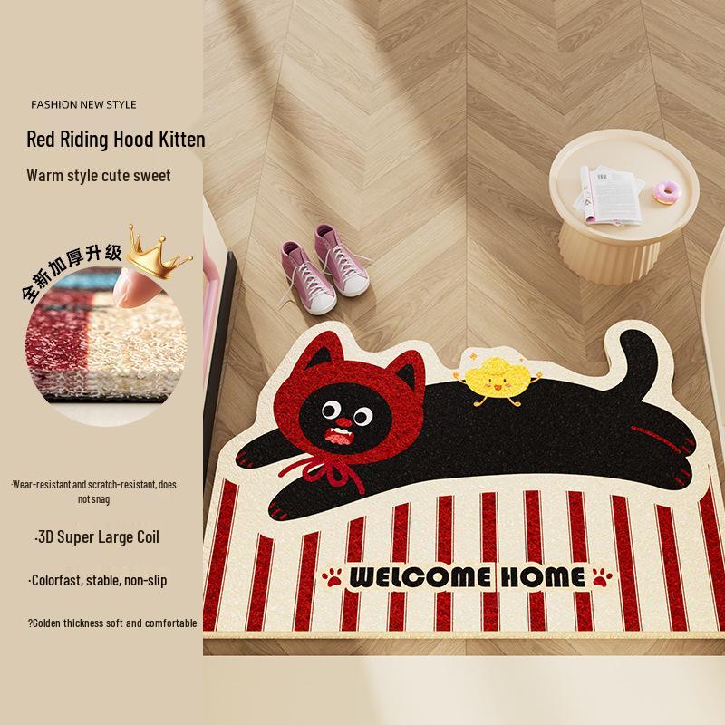 Cute Pet Animal Door Mat - Non-slip, Dirt-Resistant, Easy-Clean Foot Mat