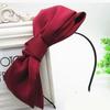 Fashion Large Bowknot Headband for Adult Dinner Party Headhoop French Style White Hair Cover Bow Hairband Hair Accessory