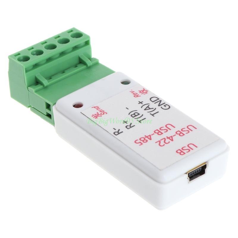 24TE CH340B USB to RS485 RS422 Serial Communication Module Converter Adapter Durable