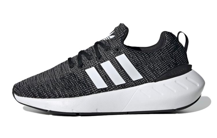 

Adidas Originals Swift Run 22 J Minimalist Style Abrasion Resistant Low top Kids Running Shoes Black White GW8176 37