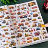 10 Sheets 3D Engineering Vehicle Stickers for Kids Puffy Children Stickers Boys Girls Teachers Reward Scrapbooking Gift Toys