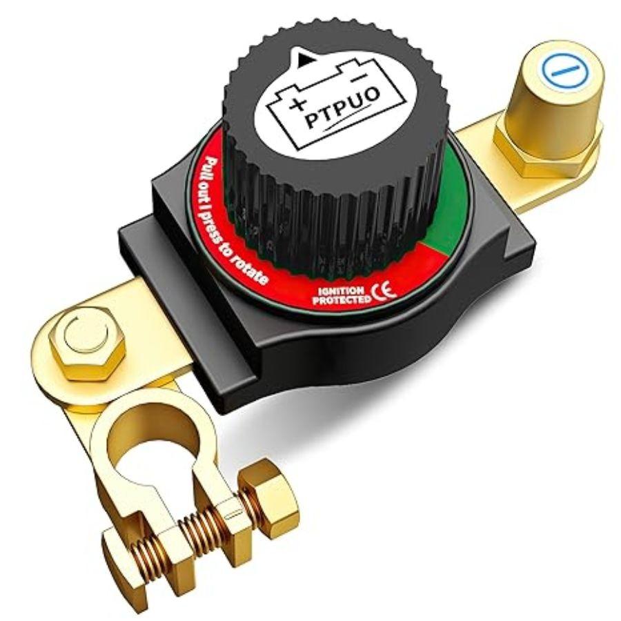 Battery Disconnect Switch, 12V-48V Negative top post(15-17mm)