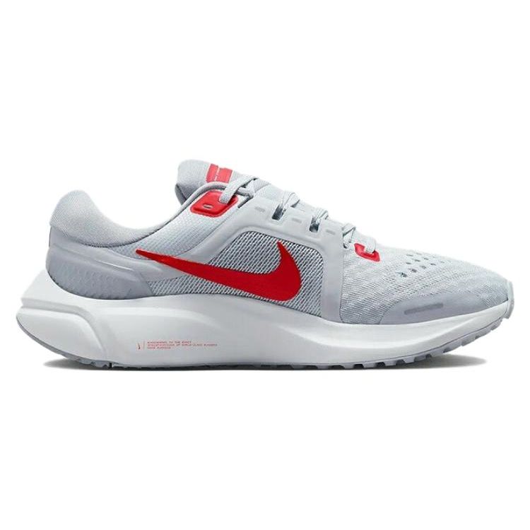 Nike Air Zoom Vomero 16 Light Grey Red Men's Long Distance Running Shoes DA7698-005