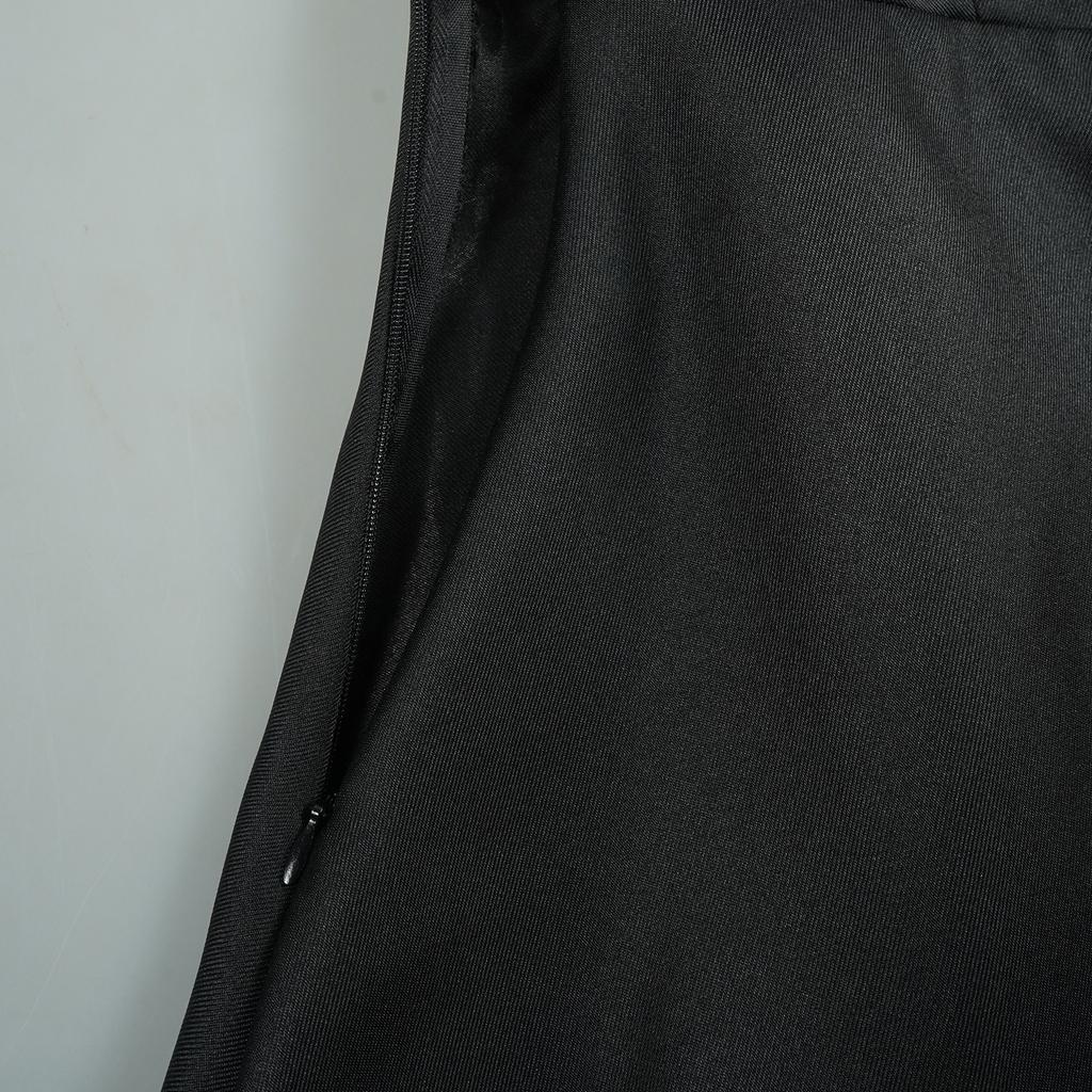 Cosplay Kleider Set Langärmeliges Rundhalskleid mit Aufdruck