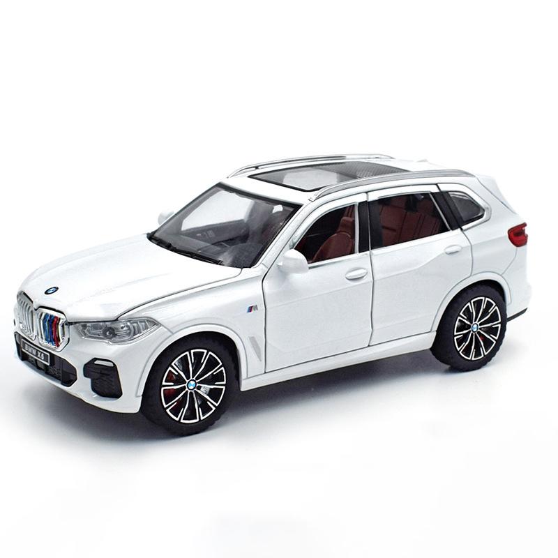 

1/24 BMW X5 Внедорожник Металлический Автомобиль Литье под Давлением и Игрушечные Транспортные Средства Модель Автомобиля Звук и Свет Машинка на Пулл-бэк Игрушки для Детей Подарки белый