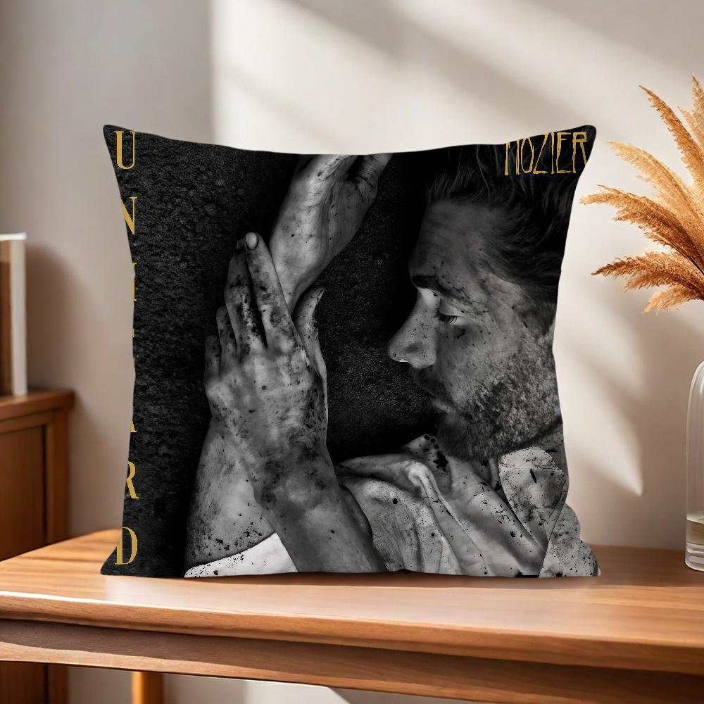 Comfortable Soft Pillow Case For Sofa Living Singer Room Hozier Home Office Decor Protective Covers Without Pillow-Insert