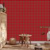 Red and Burgundy Checkered Wallpaper for Living Room and Bedroom 50x1000