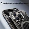Frameless Case for iPhone 15 Pro 15Plus Compatible Magsafe Magnetic Stand Military-Grade Shockproof Protective Phone Cover