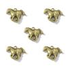 Pack of 50 Alloy Animal Horse Pendants 25x21mm Charms Designed for Jewelry Crafting DIY Projects Accessories
