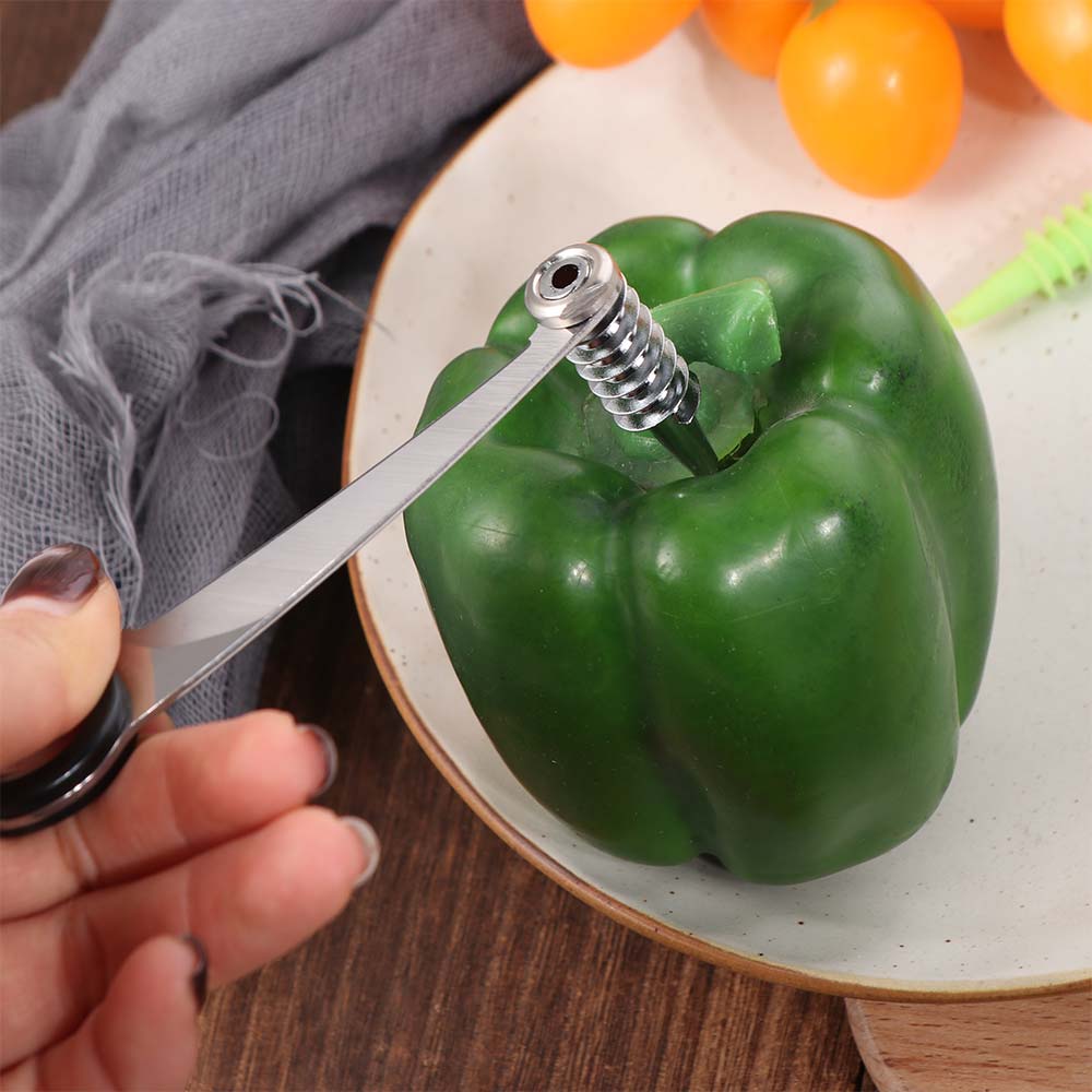 Stainless Steel Vegetable Spiral Cutting Machine Multifunctional Vegetable Spiralizer BBQ Cooking