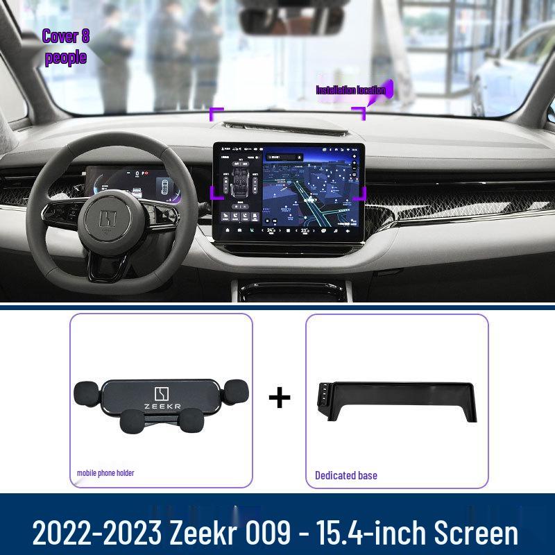 Screen Mount Car Phone Holder for 2022-23 Zeekr 009 Modification