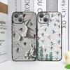 Oil Painting of Snow Scene Skiing Pattern Phone Case for iPhone 17 16 12 11 14 Plus 13 15 Pro Max 12 13 Mini X XS XR Soft Cover
