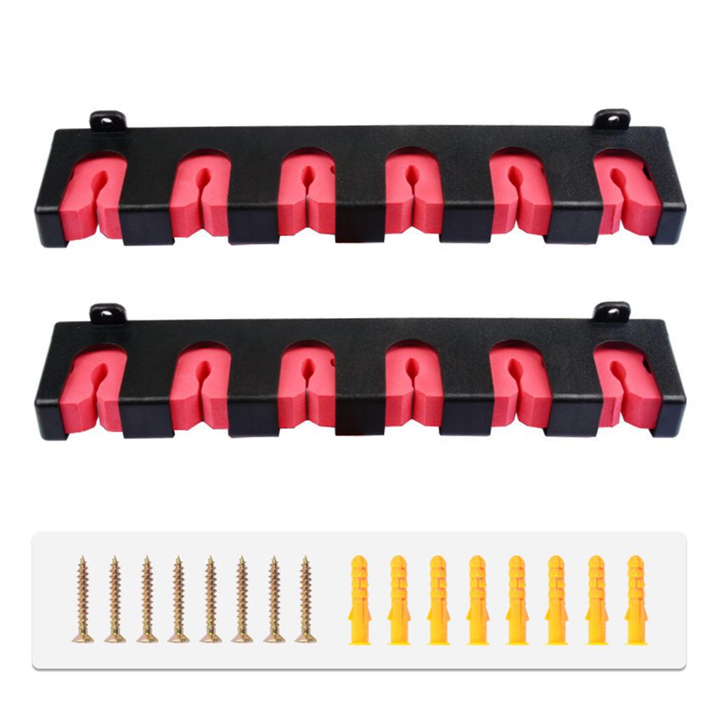 Horizontal Rod Rack,Fishing Rod Stand,Soft Wear-Resistant Rod Rests Holders,Vertical Rod Holder Secure Storage For 6 Fishing Rod