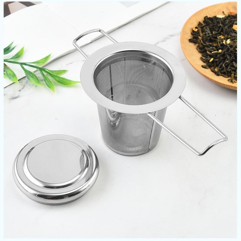 Hot! 1PC 304 Stainless Steel Reusable Tea Infuser Tea Strainer Teapot Loose Tea Leaf Spice Tea Filter Kitchen Accessories