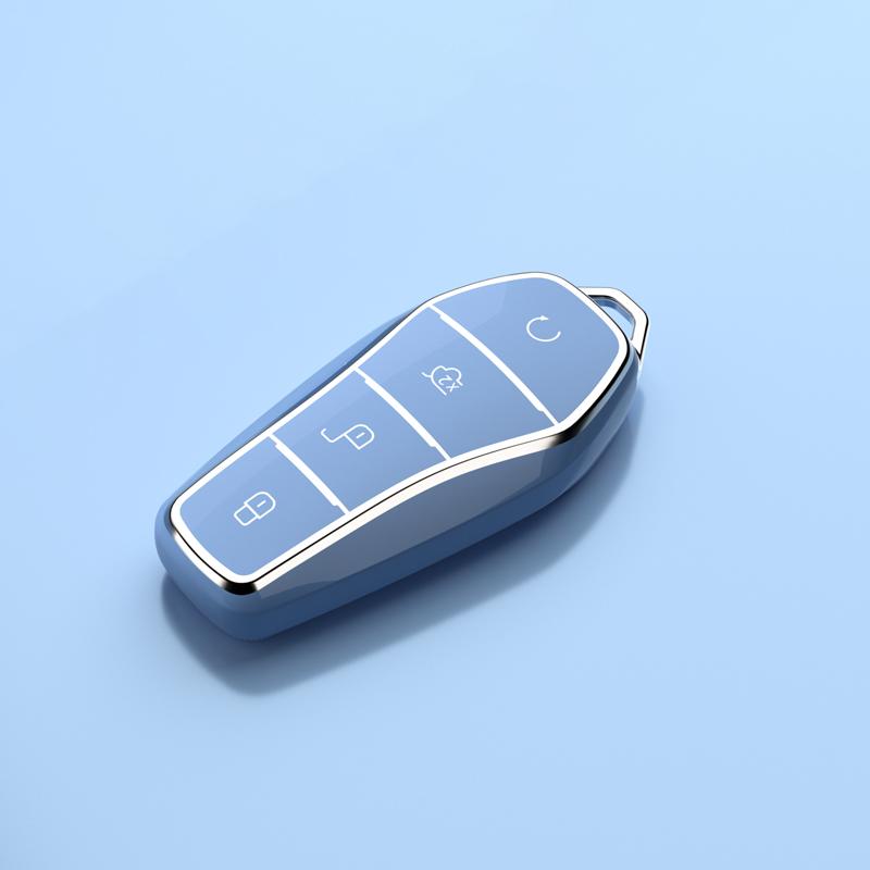 For Byd Song Pro Dmi - Car Key Case Tpu Cover Shell Remote Full Wrap Key Holder Keychain Protector Car Accessories Decor