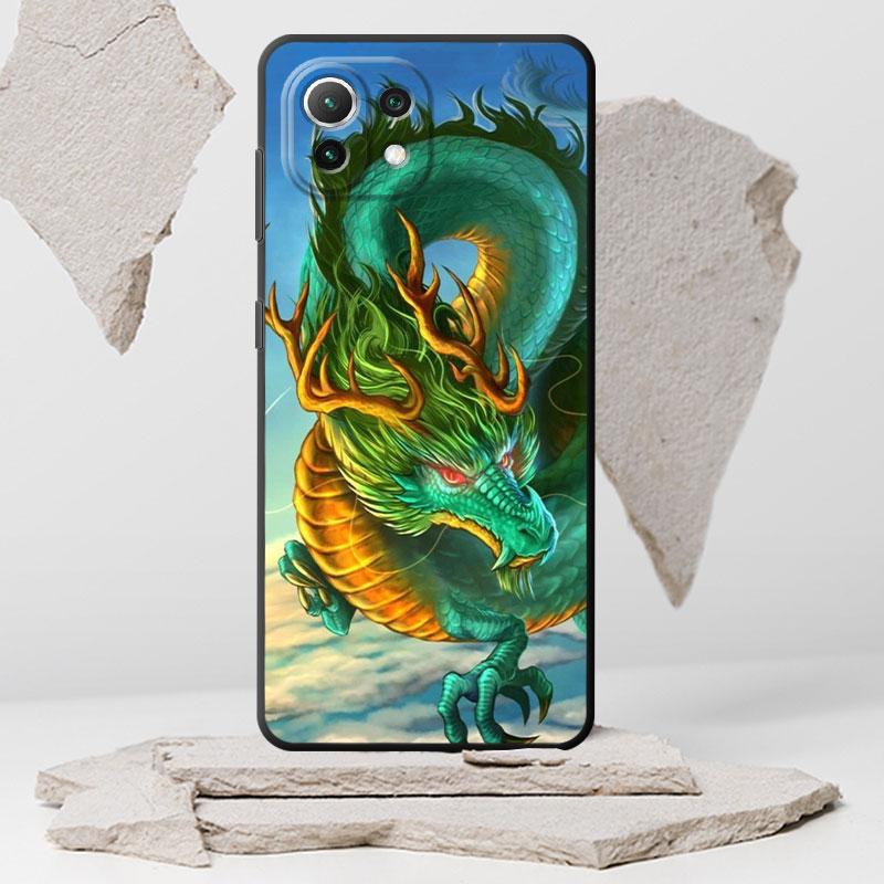 Tpu weiche Luxus-Hülle für Samsung Galaxy S20 S21 S22 Hinweis 20 Ultra 10 Plus 8 9 S23 5g Mode chinesische Tiger Drache Abdeckung
