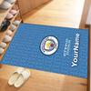 Manchester City Customize Your Name Carpet Perfect for Outdoor Kitchen Entryway Foyer Antislip Carpet Anime Office Decor Best for Christmas