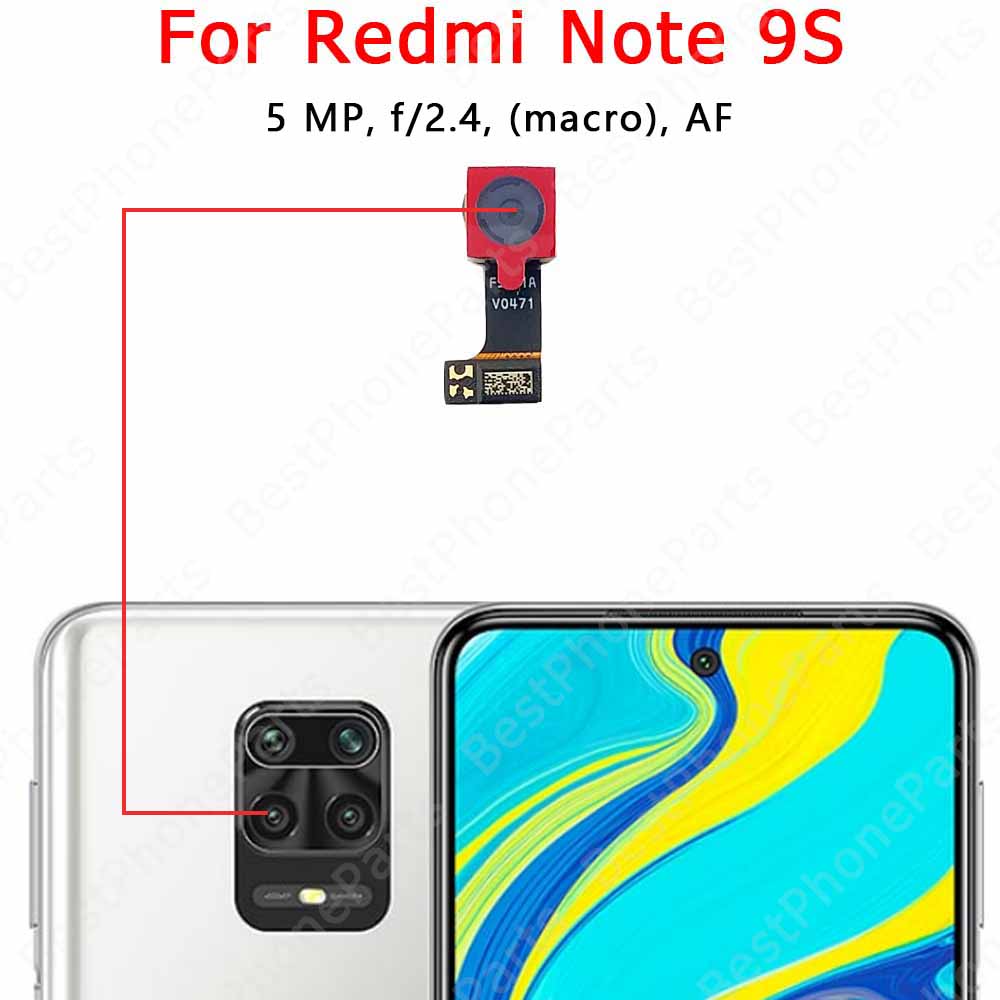 Rear Back Camera For Xiaomi Redmi Note 9 9S Note9 Note9S Camera Module Backside View Replacement Spare Parts Replacement 1