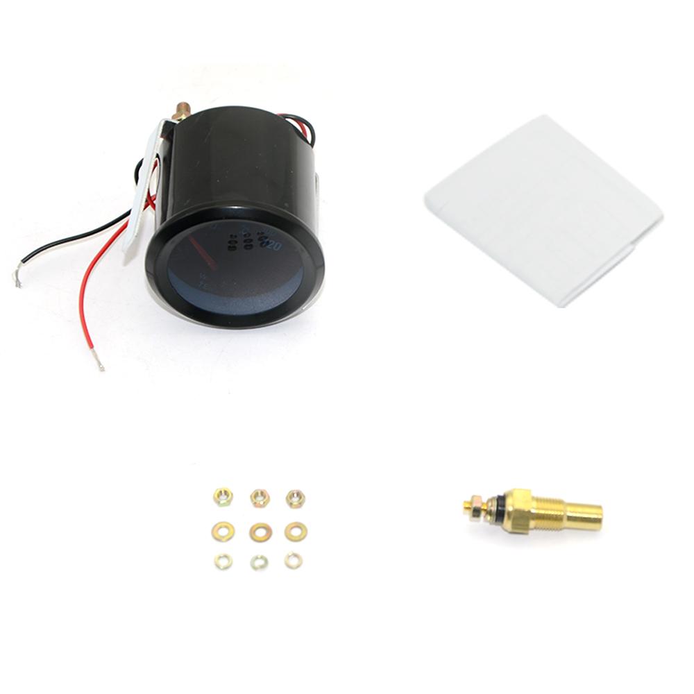 2' 52mm Smoke Lens with Sensor Boost Gauge Bar Psi/Vacuum/Water Temp/Oil Temp/Oil Pressure/Voltmeter/Tachometer RPM Coolant Temperature 4