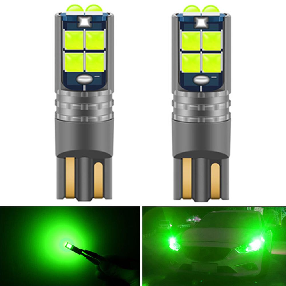 2pcs T10 W5W Super Bright Car Interior Reading Dome Light Marker Lamp 168 194 LED Auto Wedge Parking Bulbs Orange High Quality