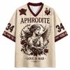 Aphrodite Jersey | Number 34 Football Jersey | Greek Goddess Vintage Sports Shirt