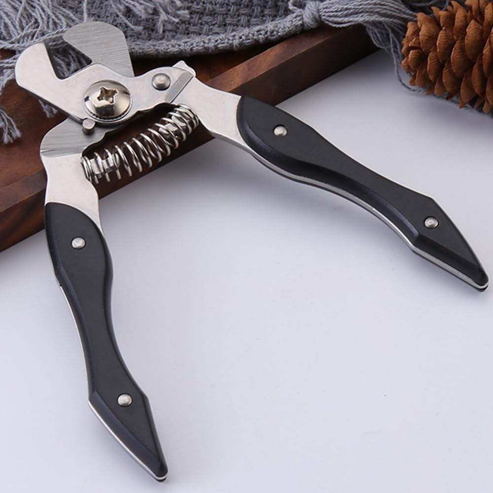 Cortauñas para gatos de acero inoxidable para perros pequeños y medianos con seguridad, bloqueo.