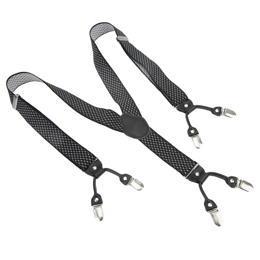 Mens Suspenders Easy Adjustable Y Shaped Straps 3.5x110cm1.4x43.3in Ergonomic Suspenders for