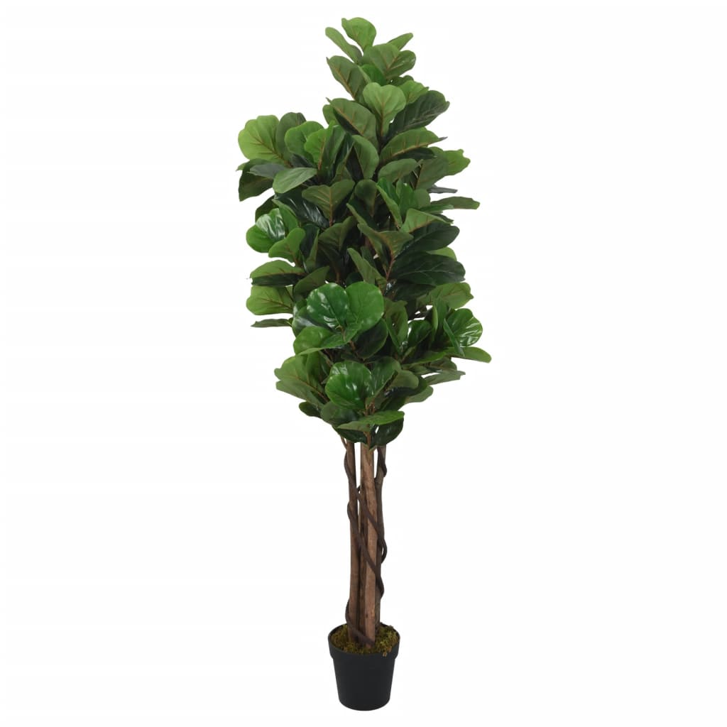 Vidaxl Sztuczny Figowiec Dębolistny, 232 Liście, 180 Cm, Zielony