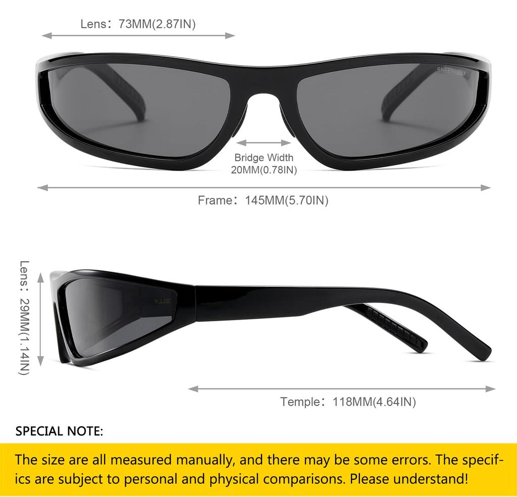 oval thick frame eyewear sports sunglasses with textured [SHEEN KELLY] Women's temples.