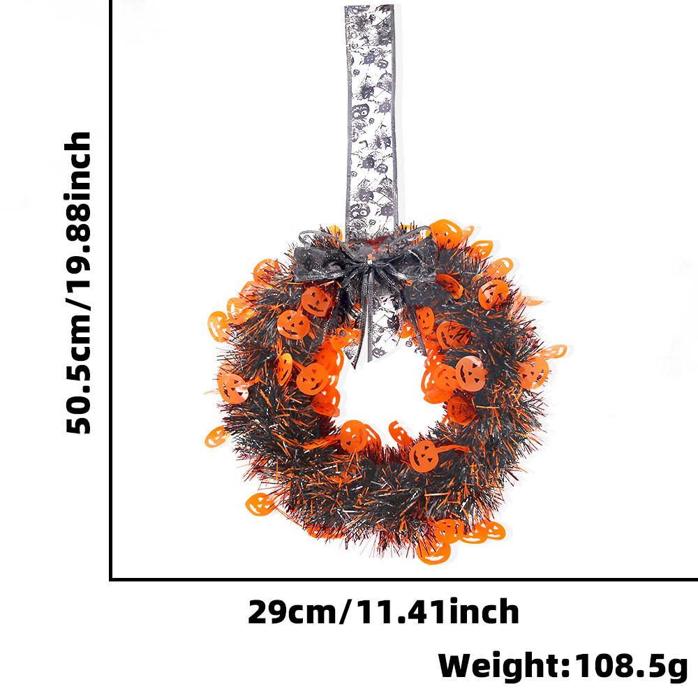 Halloween Festive Garland With Bats Pumpkins And Skull Designs For Settings Party