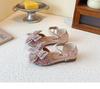 Baby Girl Rhinestone Princess Sandals - Soft Sole, Korean Style, Hollow Design for Spring/Autumn 2026.